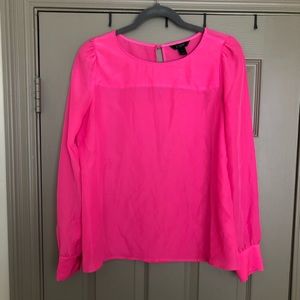 J Crew Pink Blouse